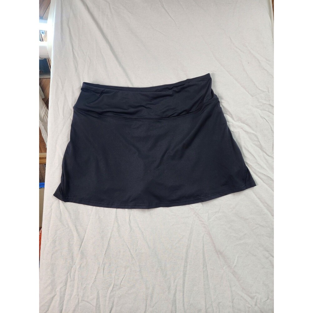NWT YYV Womens Black Pickleball Tennis Golf Skort Size XXL 2XL Athletic Fit